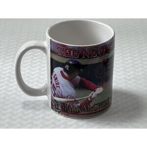 VTG. 1998 St. Louis Cardinals Mark McGuire 70 Home Runs Coffee Mug Mlb